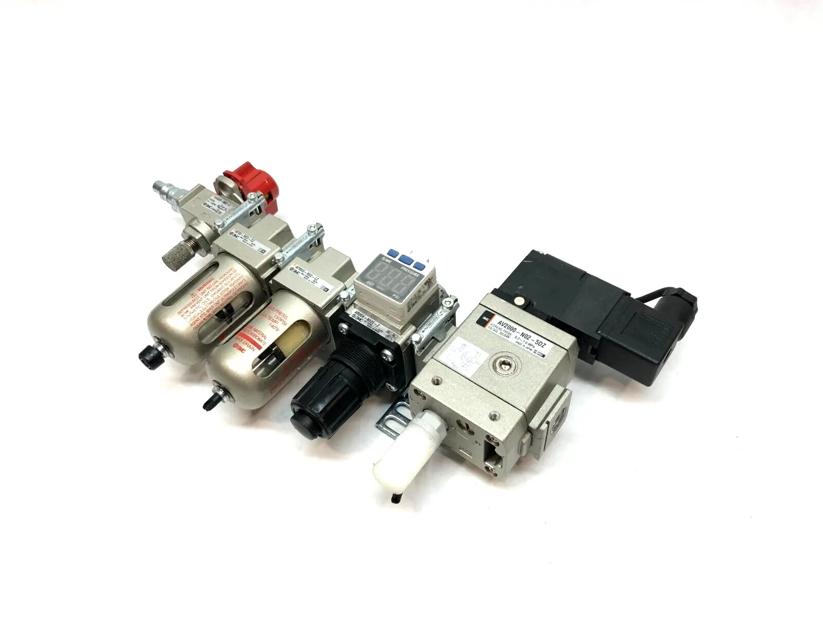USED SMC PNEUMATIC ASSEMBLY