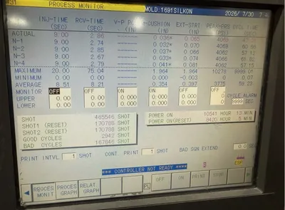 2000 CINCINNATI ROBOSHOT S2000i50B LIM SILICONE Injection Molding Horizontal/Vertical | Machinery Network (2)