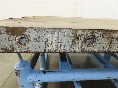 Cast Iron Steel Welding Layout Table 84x54" Hollow Core 1/2" Thick Top 3-1/2"