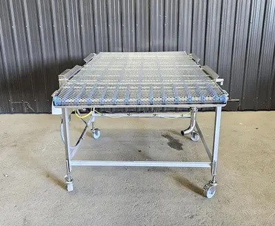 Used Belt Conveyor, 39’’ Wide X 70’’ Long, With Spray Bar Applicator