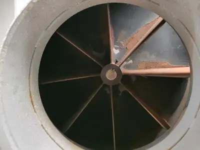 Fan Blower Housing w/ fan blades 25 hp est.
