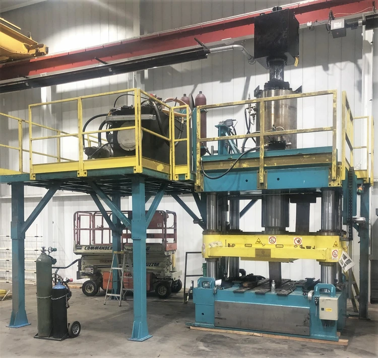 Used 2003 MECCANICA BERETTA MECCANICA BERETTA 4-POST TYPE PRESS Hydraulic Presses | Alma Machinery #899322