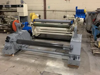 60" SHAFTED UNWIND STAND WITH EDGE GUIDE