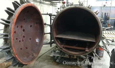 48″ Ø x 125″ L Canal Boiler Works Autoclave, Item # 1740