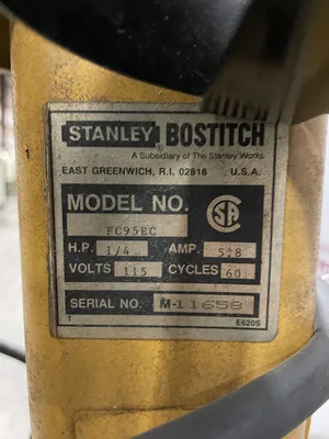 Stanley Bostitch FC95EC Electric Box Stapler / Carton Bottomer 1/4HP 1PH