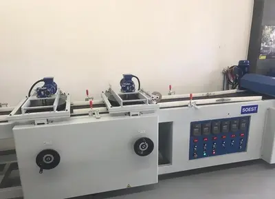 USED 2019 SOEST UNIVERSAL SURFACE FINISHING LINE – PARQUET / WOOD SURFACES