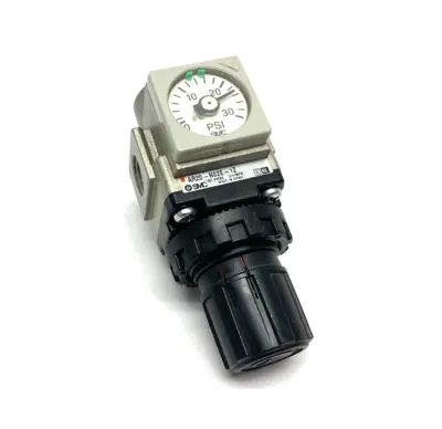 Used SMC Modular Pneumatic Regulator AR Series Air Pressure Regulators Michigan US | Maverick Industrial Sales #1398689