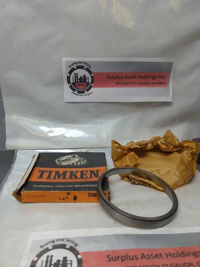 New | in-Stock TIMKEN L521910 Bearings | Surplus Asset Holdings #1198522