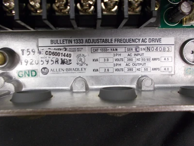 USED Allen-Bradley CAT: 1333-YAN