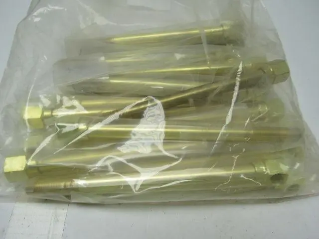 HELB1414L8.5 Male Brass Mold Cooling Extension Elbow Brass 1/4" NPT Lot of 9