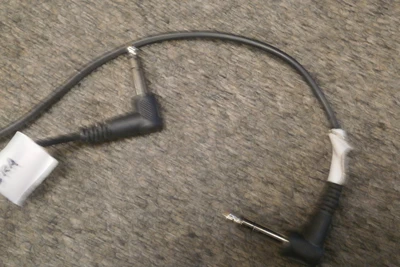 (Pair) 2 Channel Instrument Cable(1/4Strt-1/4 Angled) 10' END TO END