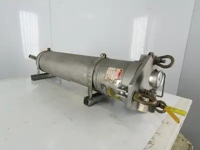 FSI BFNP12 8" Basket Filter Strainer 304 Stainless Steel 26" Long 1" NPT Ports
