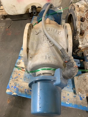 Dezurik 12" type PPE Basis Weight Valve, 316 Material