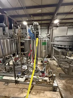DUAL AB PROCESS TANKS WITH HEATERS AND PUMP