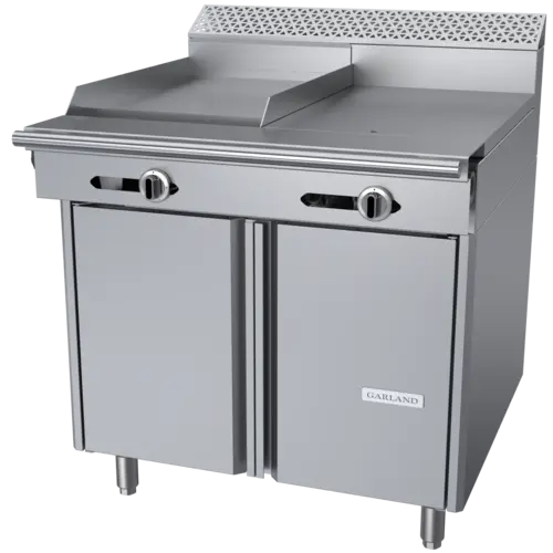 Garland C36-5S 36" Gas Range w/ Hot Top/Griddle & Storage Base, Natural Gas