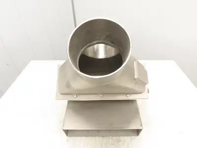 Stainless Steel Metal Detector Down Stream Rejection Gate Valve Louver Flap SS