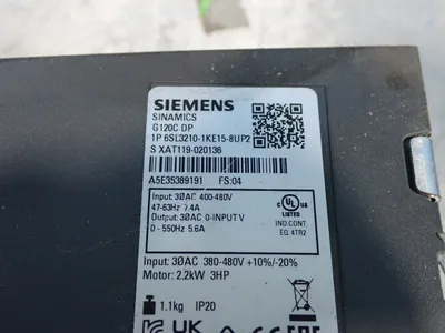 Used SIEMENS 6SL32101KE153UP2 Power Converters - Battery Chargers Ohio US | HGR 24 #751949