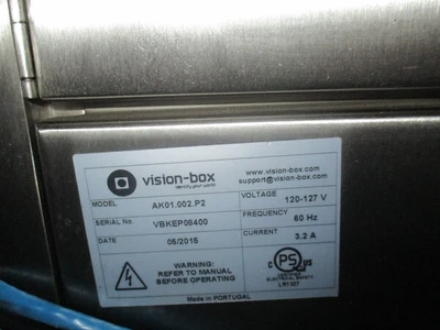 Vision - Box Biometric Verification System For Airports / Etc. Fingerprints, 2015