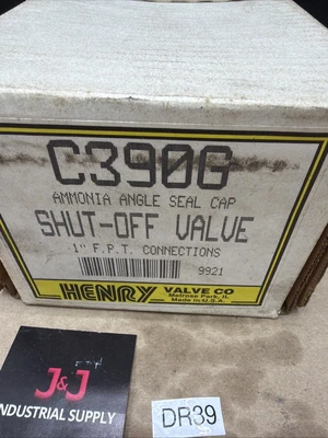 Henry C390G Shut-Off Valve 1" FPT Warranty Fast Shipping  🇺🇸