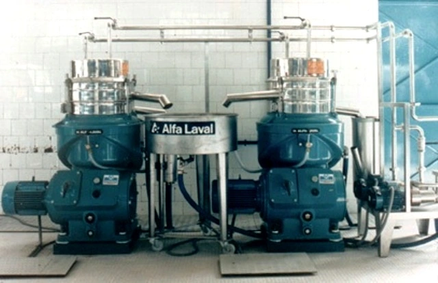 Alfa-Laval UVPX 207-74A concentrator centrifuge, 316SS.