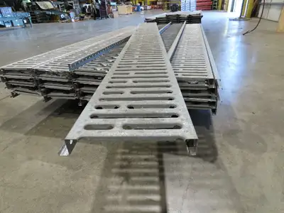 Interlake 9"x 8' Galvanized Steel Pallet Racking Deck 96"D Rack  Lot of 40pcs