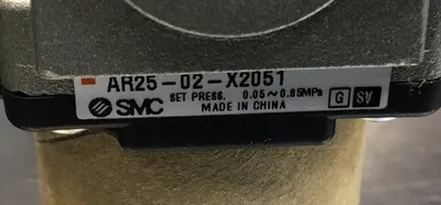 SMC AR25-02-X2051 Regulator 0.05-0.8 6E
