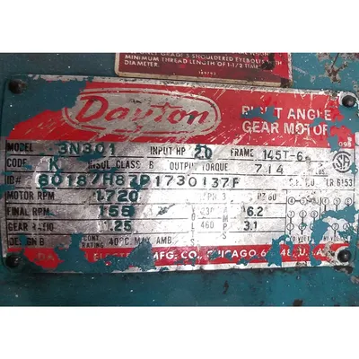 Used 2HP Screw Conveyor Drive