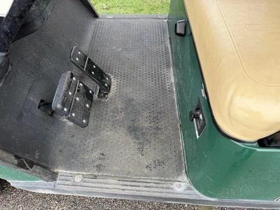 (1) 2015 E-Z-Go golf cart with a Kawasaki gas engine, includes canopy, fold-down windshield, and bal...