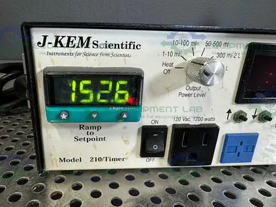 USED J-KEM SCIENTIFIC 210 TIMER TEMPERATURE CONTROLLER 120 VAC, 1200 WATTS