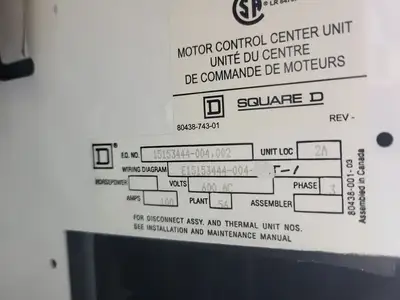 Used SQUARE D MODEL 6 Misc Electrical & Power Parts British Columbia CA | Lenmark #1439758