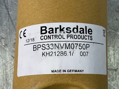 New | in-Stock BARKSDALE BPS33NVM0750P Pressure Switches Ohio US | HGR 24 #1316428