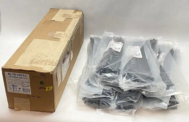 New | in-Stock Advanced Cable Ties Cable Tie Locking Black 5.00" 20 Qty LOT OF 20 Cable & Wire Michigan US | Maverick Industrial Sales #1390848