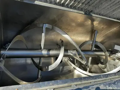 Mixer, Ribbon, 10 CF, 304 S/st, Jkt, 5 HP, #S742491