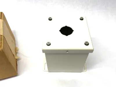 New | in-Stock SCE Extra Deep Pushbutton Enclosure White 1-H Electrical Boxes Michigan US | Maverick Industrial Sales #1395830