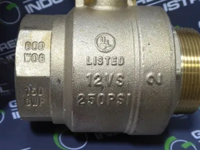 Midland 2" Male x Female Brass Full Port Ball Valve 2-11-1/2 NPT Surplus