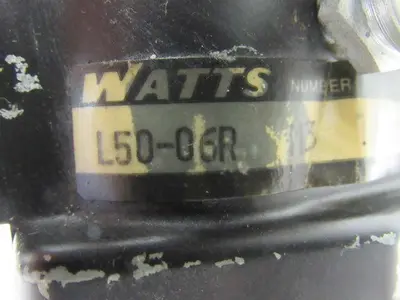 Watts L50-06R In-Line Injection Lubricator 3/4" Ports 10 oz. Reservoir