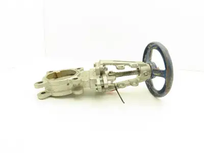 FNW 3" Stainless Knife Gate Valve Rising Stem Lug Style 150psig