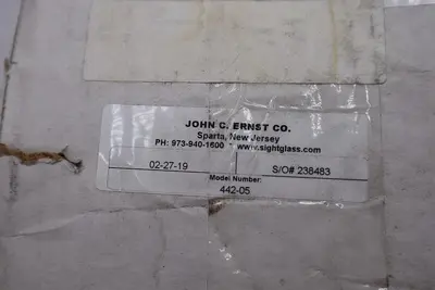 JOHN C ERNST CO. 442-05 STEEL VALVE STOCK #061-A