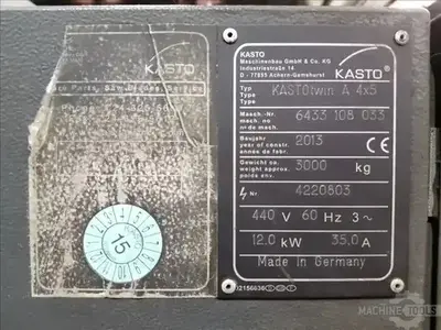 USED 2013 KASTO KASTOTWIN A 4X5