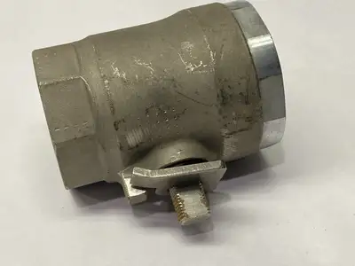 USED NELES JAMESBURY BALL VALVE 2" 800WOG 200WSP NO HANDLE