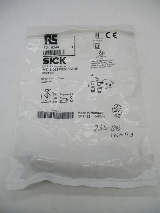 New | in-Stock SICK Sick IME18-05BPSZC0SF38 PLC Processors Arizona US | ASSET CONVERSION SPECIALISTS, INC. #311021