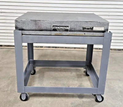Standridge PRECISION Granite Table Surface Inspection Plate 36" x 24" x 6"