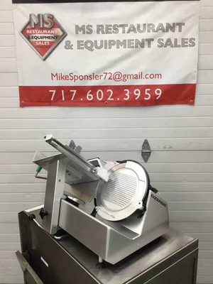Bizerba 2017 GSPH Manual Deli Slicer Fully Refurbished Tested Working!