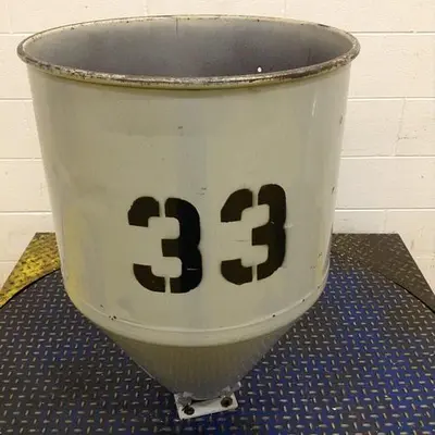 USED METAL FABRICATOR HOPPER222