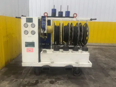 40 TON MODERN HYDRAULICS 4 CYLINDER PORTABLE HYDRAULIC DIE SETTING & SEPARATING SYSTEM: YOBRO #23866