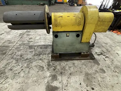 10,000 LBS X 36" METFORM MODEL #MCO1421-1 PULL OFF UNCOILER COIL REEL, NEW 1997: STOCK #21328