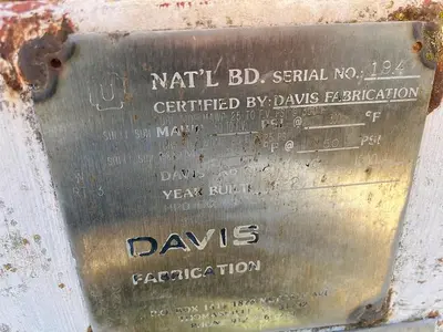 USED DAVIS FABRICATION 1000A