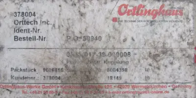 NEW OCTLINGHAUS 378004 CLUTCH 01-39-000008