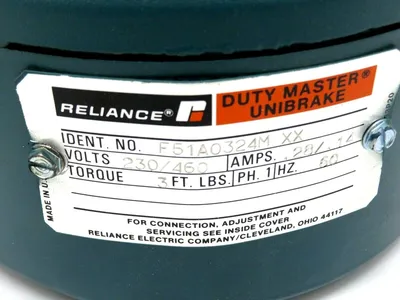 NEW RELIANCE ELECTRIC RELIANCE F51A0324M