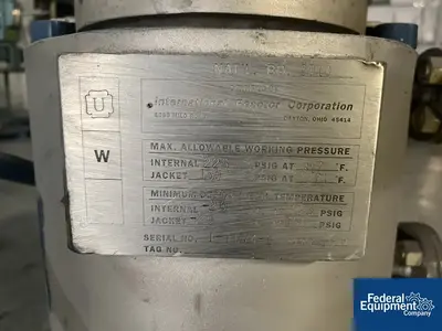 USED International Reactor Corp. 1 Gal International Reactor, S/S, 225/150#